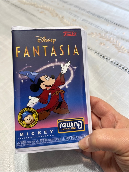Disney Other - Disney Fantasia Mickey Sorcerer Blue and Red Rewind Funko Figure